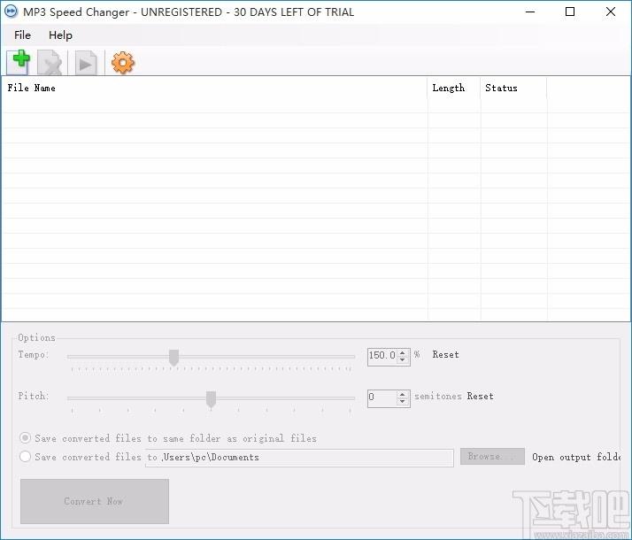 MP3 Speed Changer下载,MP3变速控制软件,MP3变速控制